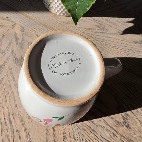 Unbranded Mom Coffee Mug Women OS White Pink Floral Heart Mothers Day Gift - Picture 5 of 5